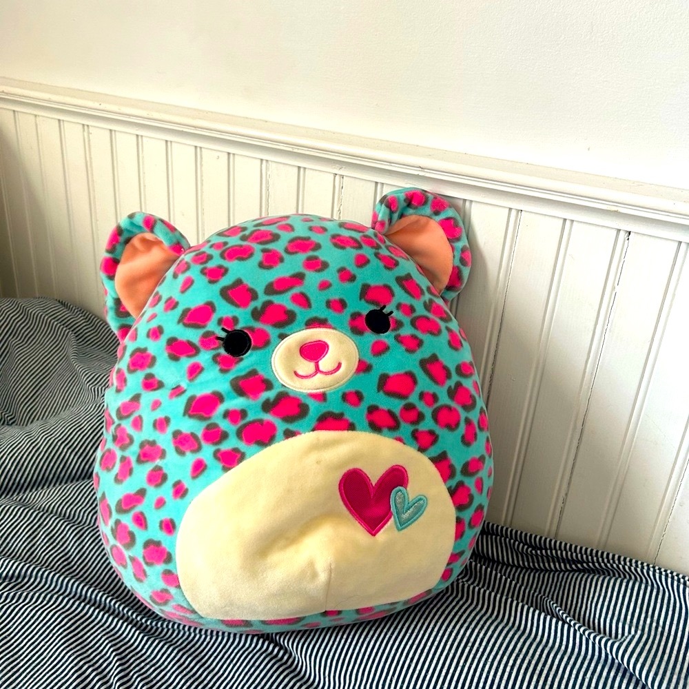Squishmallows Chelsea Cheetah 11” Valentines Plush